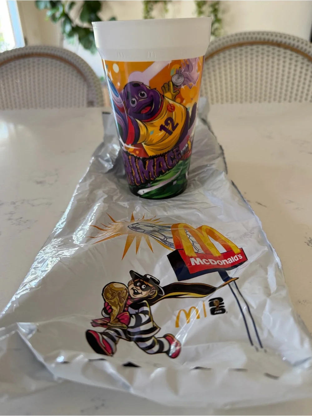 McDonald's 2026 FIFA World Cup Grimace Cup NWT